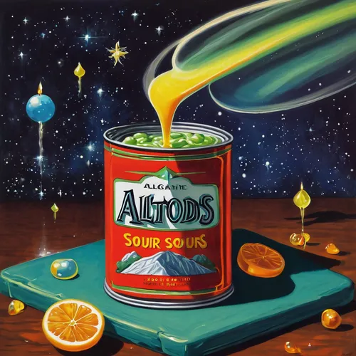 Imagine Altoids Sours as a magical potion with the power to grant wishes.,astro,artocarpus,astronira,arociris,atomic age,cd cover,astronautics,asterion,asteroids,astros,astropeiler,atomic,atomar,maras