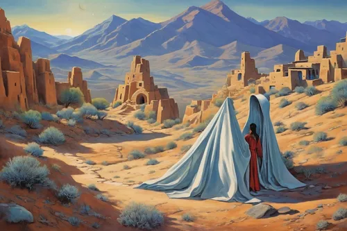 guards of the canyon,desert landscape,the desert,desert,desert desert landscape,capture desert,desert background,rem in arabian nights,travelers,burqa,merzouga,orientalism,desert flower,dune,traveller,viewing dune,pilgrimage,tepee,sahara desert,background image,Illustration,Black and White,Black and White 07