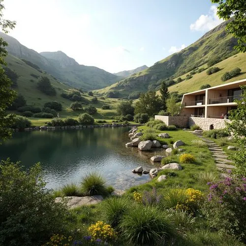 amoenus,oberwald,rydal,dovedale,house with lake,house in the mountains,tonnant,house in mountains,swiss house,oberalp,andermatt,idyllic,talloires,cauterets,dove lake,suisse,brienz,zumthor,martindale,amanresorts