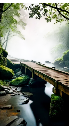 wooden bridge,japan landscape,foggy landscape,scenic bridge,morning mist,shaoming,landscape background,teak bridge,nature wallpaper,bridge,nature background,river landscape,tranquility,beautiful japan,wooden pier,nature landscape,natural scenery,mists,nectan,landscape nature,Conceptual Art,Fantasy,Fantasy 05