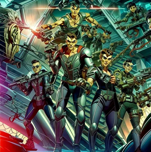 wonder woman city,valerian,justice league,superhero background,comic characters,marvel comics,birds of prey,x-men,assemble,cg artwork,officers,birds of prey-night,x men,sea scouts,background image,sci fiction illustration,comic books,comic book,swordsmen,game illustration