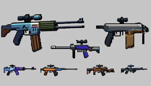 pistols,weapons,guns,laser guns,pixel art,firearms,heat guns,shooter game,collected game assets,revolvers,pixel cells,machine gun,ranges,set of icons,bullets,gunsmith,airgun,submachine gun,inventory,artillery,Unique,Pixel,Pixel 01