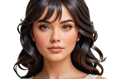 Realistic human face, high-definition details, subtle facial expressions, natural skin texture, soft wrinkles, slight makeup, gentle eyeliner, light lip gloss, casual hairstyle, messy bangs, morning h