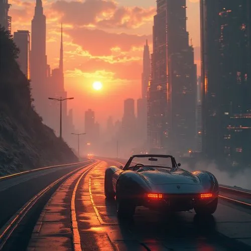 vette,autopia,gulf,futuristic landscape,onrush,autoeuropa,Conceptual Art,Sci-Fi,Sci-Fi 02