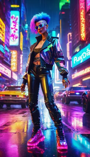 cyberpunk,80s,electro,80's design,futuristic,mute,1980's,disco,neon,neon body painting,electric,neon lights,cyber,neon cocktails,electric scooter,neon light,neon human resources,4k wallpaper,elektroboot,color rat,Illustration,Realistic Fantasy,Realistic Fantasy 38