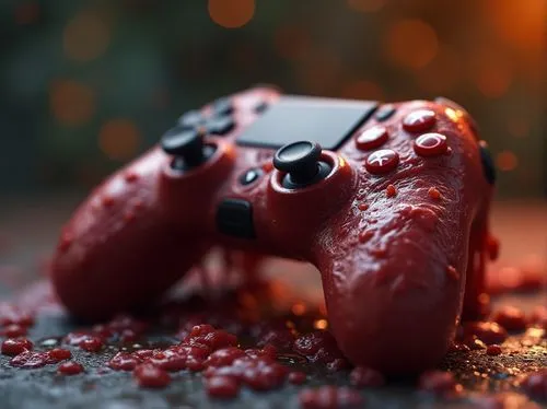 red confetti,cranberry,controller,manette,garrison,games console