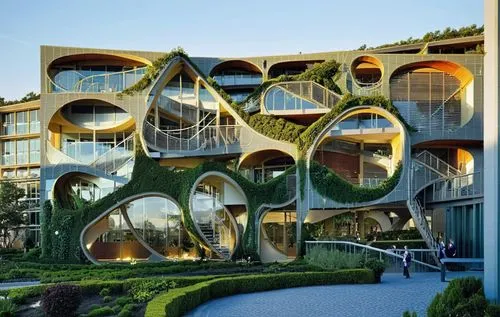 interlace,biospheres,cubic house,ecovillages,futuristic architecture,heatherwick,Photography,Artistic Photography,Artistic Photography 09