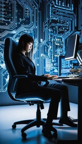 man with a computer,cybertrader,girl at the computer,computerologist,cyberterrorism,cybercriminals,women in technology,cybersurfing,cypherpunks,blur office background,night administrator,computer room,cyber crime,cybermedia,cyberkinetics,cybercrimes,cybersitter,computerization,cybersquatters,cyberculture,Illustration,Japanese style,Japanese Style 18