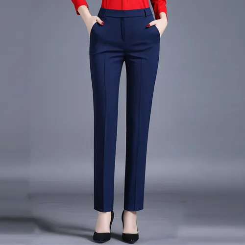 HTB1qVHnalr0gK0jSZFnq6zRRXXa5 - Autumn Business Casual Long Trousers Women Solid Black Blue Red Formal Pants Office Ladies Work Wear Straight Suit Pant 4XL,pantsuit,women's clothing,ladies clothes,wom