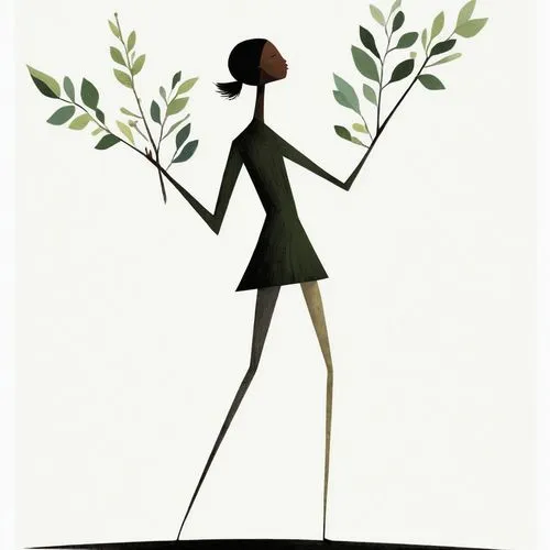 woman silhouette,advertising figure,female silhouette,art deco woman,sprint woman,women silhouettes,decorative figure,growth icon,stick person,walking stick,olive tree,girl in a long,to flourish,gardener,stick man,moringa,winemaker,girl with tree,dryad,art deco background,Illustration,Vector,Vector 08