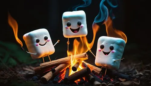 mallow family,marshmallows,halloween ghosts,marshmallow art,campfire,real marshmallow,campfires,boo,bonfire,marshmallow,fire background,s'more,wood fire,arrowroot family,candle wick,smouldering torches,halloween background,drug marshmallow,sacrificial candles,barbecue torches,Photography,Artistic Photography,Artistic Photography 05