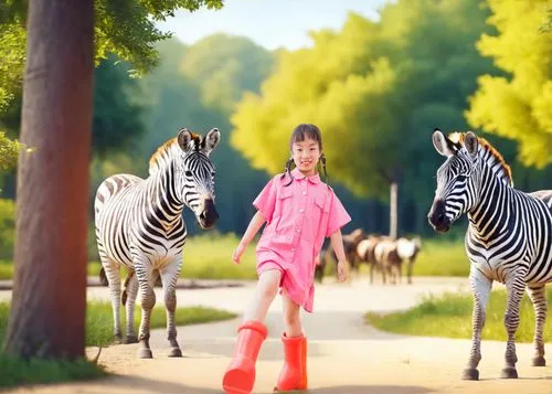 神骏的斑马，远处有森林，人物与环境完美融合,zebras,zebra crossing,zebra,diamond zebra,wildpark poing,forest animals,wildlife park,animal zoo,zoo,scandia animals,animal world,quagga,deep zoo,exotic animals,safaris,safari,ze