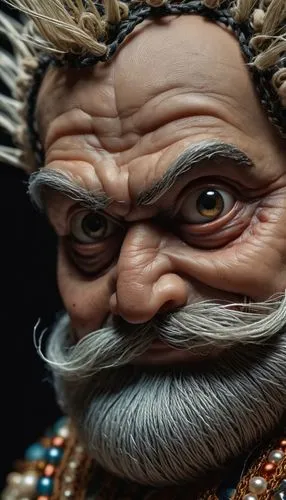 png sculpture,dwarf sundheim,dwarf,scandia gnome,poseidon god face,sadhu,gnome,basler fasnacht,model train figure,geppetto,thracian,tribal chief,mohnfigur,inca face,ortahisar,wood carving,male character,figurine,shaman,hanuman,Photography,General,Realistic