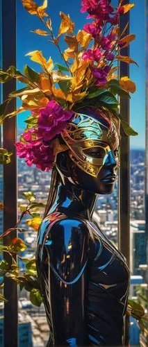 girl in a wreath,woman sculpture,garden sculpture,girl in flowers,chihuly,floral silhouette frame,artist's mannequin,steel sculpture,bougainvilleans,flower frames,ikebana,floral frame,frame flora,reflexed,monaco,escultura,wreath of flowers,lei flowers,vickerman,kiss flowers,Photography,Artistic Photography,Artistic Photography 08