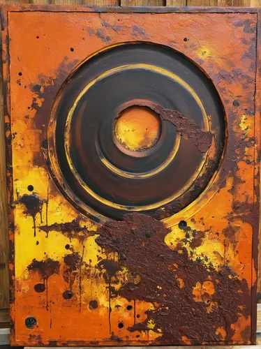 abstract eye,robot eye,rust-orange,molten,unagi,vortex,rusty door,eye,black hole,molten metal,finch in liquid amber,ceramic hob,eye ball,copper frame,tortoise shell,cosmic eye,fire ring,phobos,sun eye,spiral nebula,Illustration,Paper based,Paper Based 06