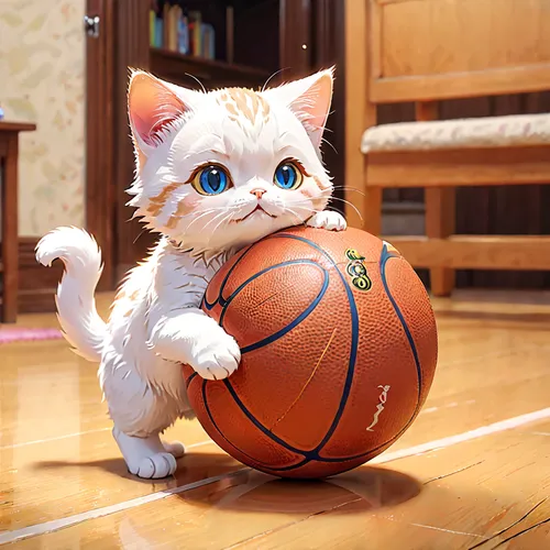 basketball player,basketball,ball,treibball,woman's basketball,playing with ball,ball play,cute cat,basket,streetball,blue eyes cat,ball sports,soi ball,kat,cat with blue eyes,basketball moves,length ball,torball,outdoor basketball,young cat,Anime,Anime,General