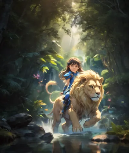 forest king lion,kion,king of the jungle,she feeds the lion,aslan,fantasy picture,rengo,lion children,goldlion,two lion,lionni,lion father,lionore,auriongold,lionizing,leonhart,lions,lionheart,leonine,lionnel