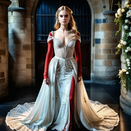 Hermine Jean Granger ( Harry Potter )

Sie geht gerade die Treppen hinter zum Hogwarts Ballsaal in einem atemberaubendem Kleid das teilweise dursichtig ist.
,white rose snow queen,bridal clothing,suit