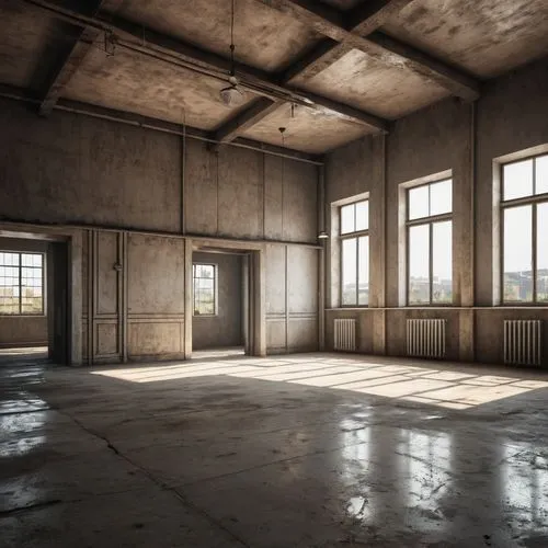 empty factory,empty interior,empty hall,empty room,abandoned building,abandoned factory,Photography,General,Realistic