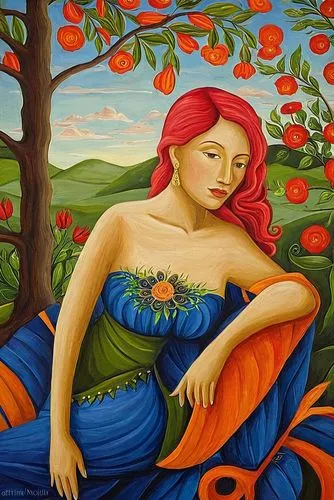 girl picking apples,woman eating apple,yalda,girl in the garden,david bates,rahimov,primavera,ismailova,khokhloma painting,viveros,red apples,apple harvest,rosella,persephone,jasinski,provender,melozz