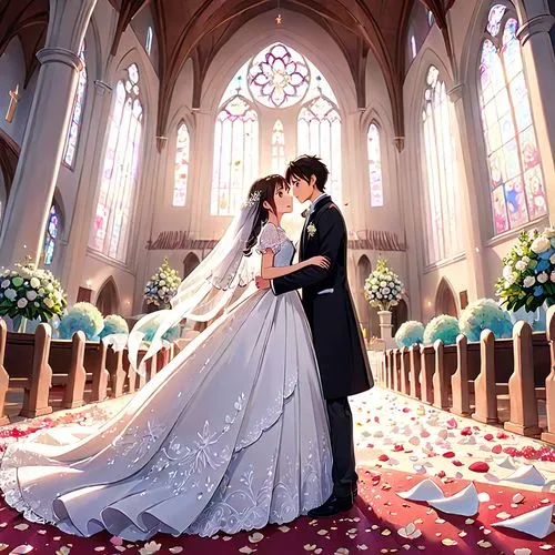 silver wedding,wedding couple,wedding photo,wedding icons,married,wedding frame,bride and groom,wedding ceremony,fairytale,just married,the ceremony,fairy tale,wedding dresses,wedding dress,walking down the aisle,a fairy tale,wedding photography,wedding gown,newlyweds,wedding,Anime,Anime,Traditional