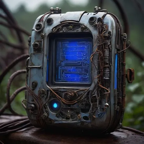 droid,radio device,walkman,2080ti graphics card,old phone,obsolete,tube radio,2080 graphics card,retro technology,circuitry,fallout,transmitter,arduino,fallout4,scrap sculpture,cyberpunk,dive computer,vintage lantern,sci-fi,sci - fi,Conceptual Art,Daily,Daily 27