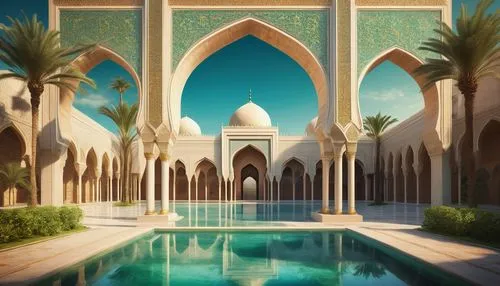 karakas,arabic background,islamic architectural,andalus,kashan,riad,mihrab,mosques,king abdullah i mosque,seregil,la kasbah,ramadan background,hrab,diriyah,grand mosque,sabaean,hurriyah,agrabah,tanura,scheherazade,Illustration,Abstract Fantasy,Abstract Fantasy 06