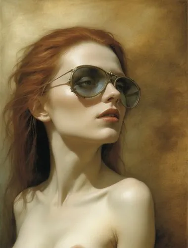 anchoress,sunglass,sunglasses,sun glasses,blindfold,hooverphonic,oil painting,behenna,heatherley,lacombe,niffenegger,mystical portrait of a girl,donsky,guccione,chasma,veruovic,wayfarer,viveros,blindfolds,hoshihananomia,Illustration,Realistic Fantasy,Realistic Fantasy 14