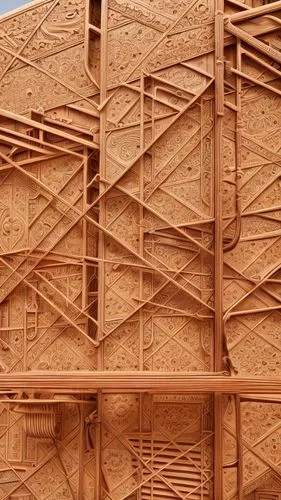 wooden construction,wooden facade,wood structure,patterned wood decoration,corrugated cardboard,carved wall,Common,Common,Natural