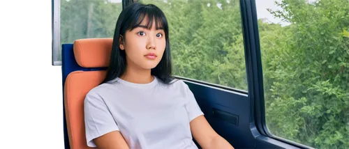 train seats,xiaoxi,mikiko,zhiyuan,chisako,girl sitting,train ride,thsr,xiaohui,train compartment,ayako,lihui,makiko,korail,the girl at the station,yuhara,asako,takiko,anaka,girl in a long,Illustration,Black and White,Black and White 21