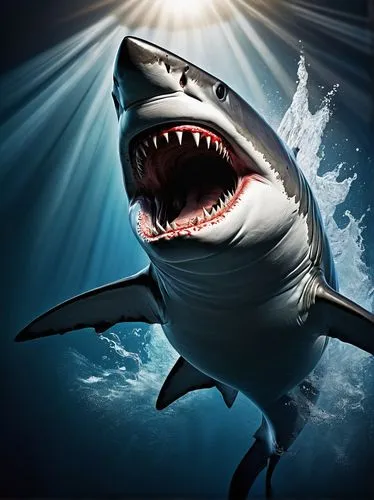 great white shark,mayshark,temposhark,nekton,ijaws,megalodon,carcharodon,shark,loanshark,requin,houndshark,tigershark,sharky,sharklike,jaws,grooveshark,sharkey,gameshark,sharkskin,wolfish,Illustration,Paper based,Paper Based 29