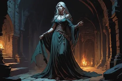 galadriel,vestal,sorceresses,sorceress,sorceror,ravenloft,prospal,wodrow,blue enchantress,mordenkainen,necromancer,elenore,archmage,elona,sorcerous,ciri,priestess,conjurer,thingol,valdemar,Conceptual Art,Fantasy,Fantasy 08