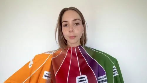 color fan,vuvuzela,paper umbrella,marimekko,clothes hangers,jogbra