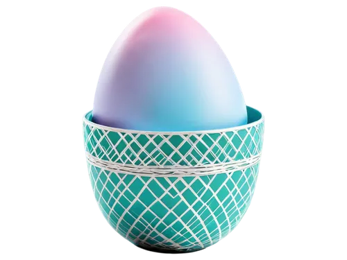 Colorful Easter eggs, decorated with patterns, solo, basket filled, shiny surface, reflective light, 3/4 composition, soft focus, pastel colors, warm lighting, HD details, transparent background.,an e