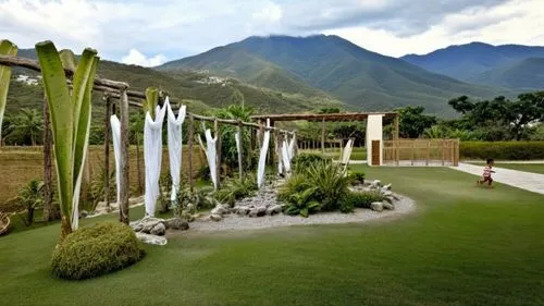 guacamayos people family
,this is an image of a beautiful garden at a wedding,bulusan,hualien,ifugao,philippines scenery,urubamba,rice terrace,Photography,General,Realistic