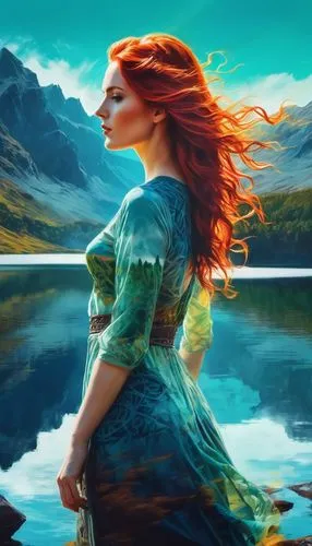 celtic woman,triss,wynonna,epica,riverdance,fantasy picture,Conceptual Art,Daily,Daily 21