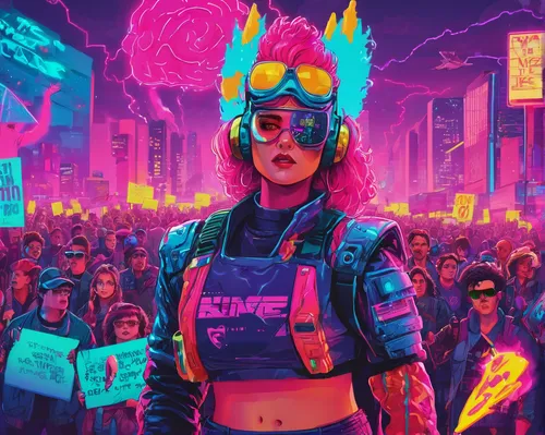 cyberpunk,80s,neon arrows,cyber glasses,80's design,dystopian,dystopia,neon,neon human resources,neon ghosts,cyber,futuristic,neon lights,sci fiction illustration,electric,neon colors,streampunk,neon light,neon candies,ultraviolet,Conceptual Art,Sci-Fi,Sci-Fi 27