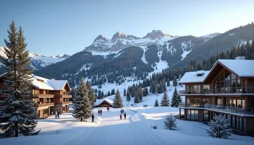 avoriaz,norquay,ski resort,chalet,gstaad,campiglio,courchevel,ski facility,jahorina,meribel,ski station,villard,house in the mountains,alpine village,tatoosh,aprica,fairmont chateau lake louise,house in mountains,ssx,alpental