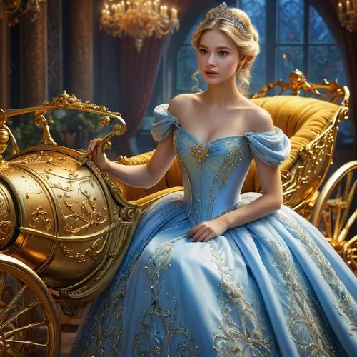 cinderella,belle,cendrillon,princess sofia,elsa,ball gown,Illustration,Realistic Fantasy,Realistic Fantasy 27