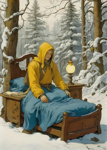 praying woman,woman praying,snow scene,russian winter,the cold season,snowy still-life,in the winter,snow shelter,winter service,the snow falls,winters,girl praying,suit of the snow maiden,hibernation,woman sitting,man praying,eskimo,glory of the snow,winter mood,the snow queen,Illustration,Realistic Fantasy,Realistic Fantasy 04