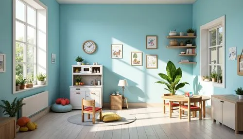 kids room,boy's room picture,modern room,blue room,children's bedroom,danish room,home interior,interior decoration,children's room,nursery decoration,the little girl's room,modern decor,hallway space,3d rendering,baby room,livingroom,decors,interior decor,home corner,interior design