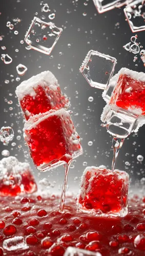 hydrogels,microfluidics,ice cubes,hydrogel,bloodstream,hydrophobicity,splash photography,superhydrophobic,thromboxane,transfusion,superfluids,softdrinks,acid red sodium,supercooled,maraschino,liquids,fruitopia,gelatin,frozen drink,fluids