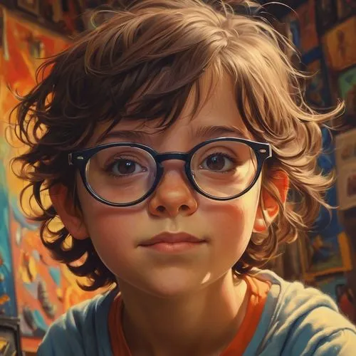 child portrait,kids illustration,world digital painting,artist portrait,digital painting,kids glasses,child with a book,illustrator,painting technique,custom portrait,portrait background,fantasy portrait,children's background,girl portrait,colourful pencils,child art,child's frame,kid hero,portait,potrait,Conceptual Art,Fantasy,Fantasy 01