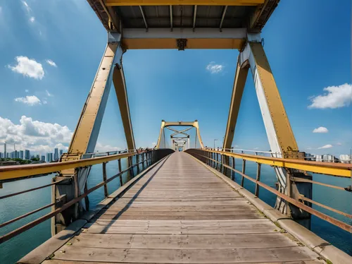 aerial lift bridge,swing bridge,passerelle,danube bridge,footbridge,suspension bridge,bridge,cantilever bridge,hohenzollern bridge,hangman's bridge,moveable bridge,truss bridge,gladesville bridge,wooden bridge,humpback bridge,girder bridge,memorial bridge,scenic bridge,segmental bridge,spit bridge,Photography,General,Realistic