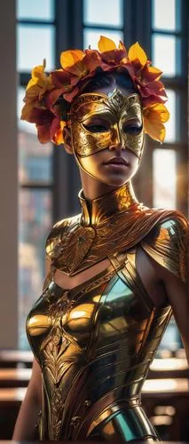 gold mask,golden mask,gold flower,giorno,gilded,afrofuturism,golden crown,oshun,tinieblas,golden flowers,goddess of justice,auriongold,flower gold,gold crown,goldbloom,goldsun,metallic,gollust,masquerade,goldfine,Photography,Artistic Photography,Artistic Photography 08