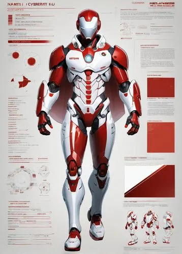 medical concept poster,vector infographic,targetman,battlesuit,ironhide,ultraman,Unique,Design,Character Design