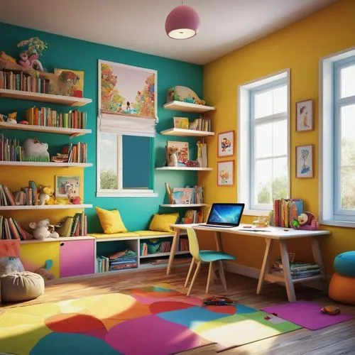 kids room,children's room,children's interior,children's bedroom,boy's room picture,children's background,kidspace,nursery decoration,3d rendering,playing room,modern room,the little girl's room,interior decoration,color wall,playrooms,search interior solutions,interior design,great room,study room,playroom,Illustration,Black and White,Black and White 09