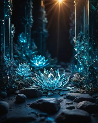 water lotus,flower of water-lily,crystalize,water lily,stone lotus,waterlily,Photography,General,Fantasy