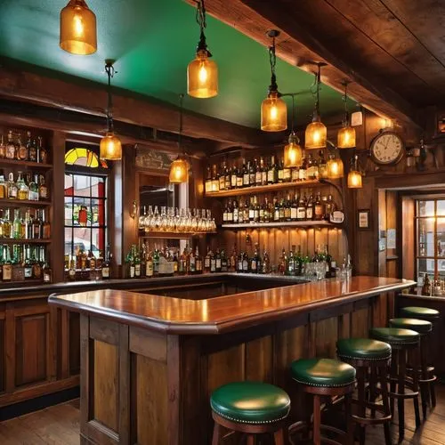 liquor bar,unique bar,irish pub,bar,bar counter,clover hill tavern,piano bar,wine bar,pub,bar stools,brandy shop,drinking establishment,wine tavern,irish whiskey,the pub,bar stool,barman,new york restaurant,barware,barmaid,Photography,General,Realistic