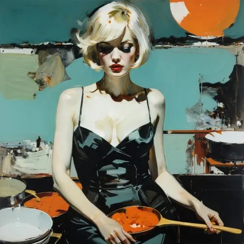 SOME LIKE IT HOT,domergue,mcginnis,whitmore,vanderhorst,brubaker,jasinski,lalonde,feitelson,cool pop art,drummer,girl with cereal bowl,delaughter,drumming,levinthal,blumenfeld,rankin,cigarette girl,ho